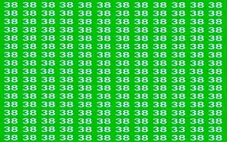 بازی فکری :تنها اوناییکه ضریب هوشی بالای 200 دارن میتونن عدد 33 رو توی تصویر پیدا کنن!