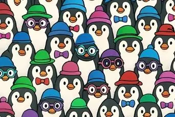 بازی فکری: با استفاده از دید تلسکوپی خود، عدد پنهان "7" را در میان پنگوئن‌ها در 7 ثانیه پیدا کنید!