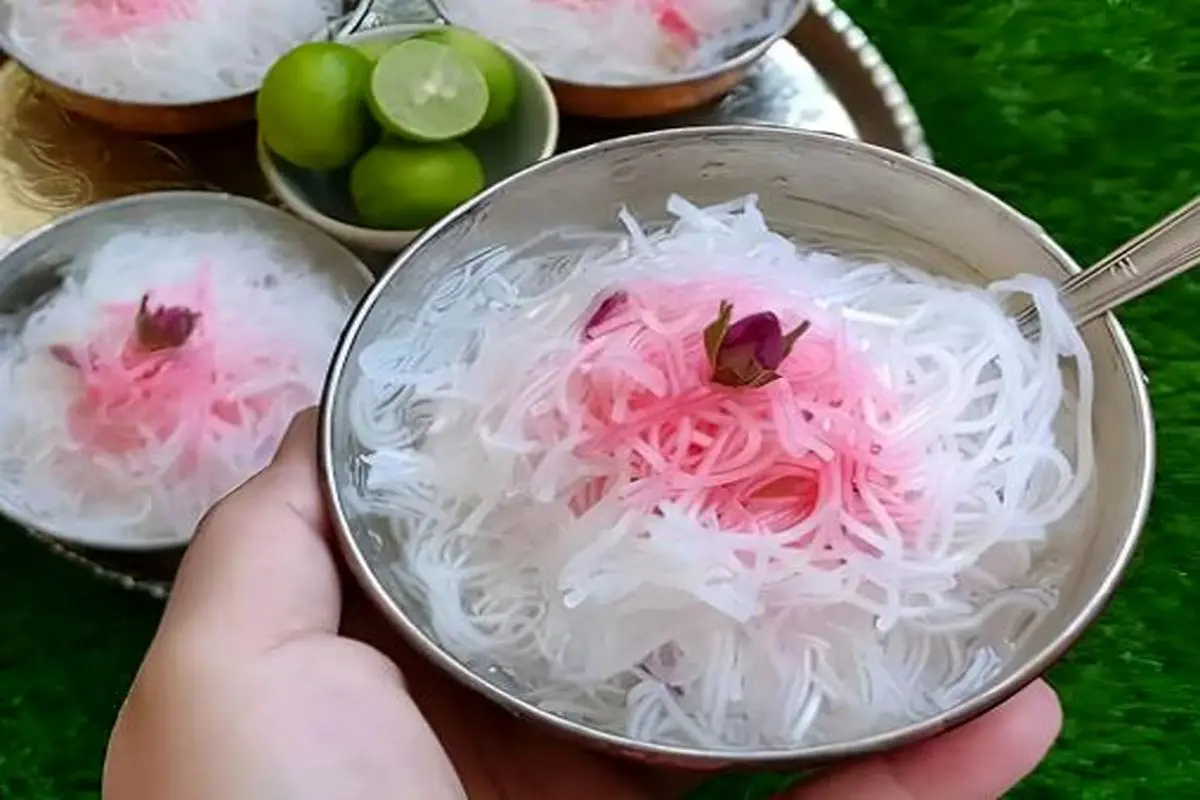 راز فالوده شیرازی خوشمزه بازاری! طرز تهیه فالوده شیرازی  اصل با ترفندهای طلایی