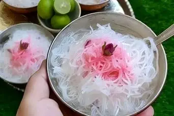 راز فالوده شیرازی خوشمزه بازاری! طرز تهیه فالوده شیرازی  اصل با ترفندهای طلایی