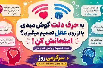 به حرف دلت گوش میدی یا از روی عقل تصمیم میگیری؟ | با این تست بفهمید در زندگی چقدر عقلانی تصمیم می گیرید!