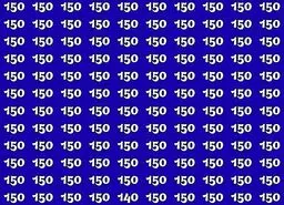 بازی فکری : فقط کسانی که چشمان عقابی دارند می‌ توانند عدد 140 را پیدا کنند!