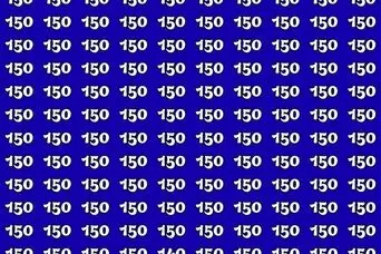 بازی فکری : فقط کسانی که چشمان عقابی دارند می‌ توانند عدد 140 را پیدا کنند!