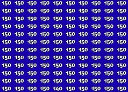 بازی فکری : فقط کسانی که چشمان عقابی دارند می‌ توانند عدد 140 را پیدا کنند!