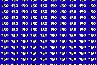 بازی فکری : فقط کسانی که چشمان عقابی دارند می‌ توانند عدد 140 را پیدا کنند!