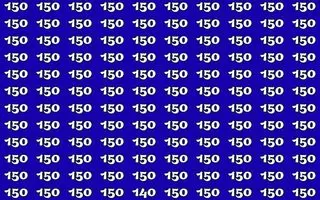 بازی فکری : فقط کسانی که چشمان عقابی دارند می‌ توانند عدد 140 را پیدا کنند!