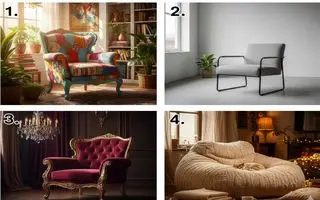 تست شخصیت شناسی : با انتخاب یک مبل بفهمید چقدر تجملاتی هستید!