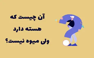 چیستان روز | آن چیست که هسته دارد ولی میوه نیست؟