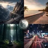 تست شخصیت شناسی : یک جاده را انتخاب کنید تا بفهمید چقدر پر جنب و جوش هستید!