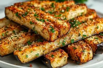 طرز تهیه بادمجان سوخاری پنیری در فر