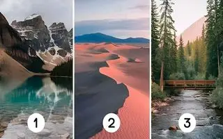 تست شخصیت شناسی : با انتخاب منظره مورد علاقه خود بفهمید چقدر از لحظه لذت می برید!