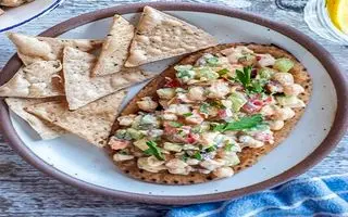 طرز تهیه سالاد نخود لیمویی با ارده کمتر از نیم ساعت