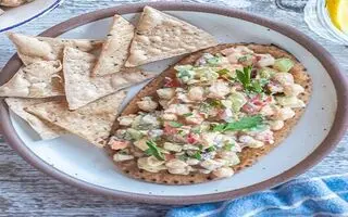 طرز تهیه سالاد نخود لیمویی با ارده کمتر از نیم ساعت