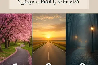تست شخصیت شناسی: با انتخاب یک جاده بفهمید به ندای درونتان گوش می دهید یا نه!