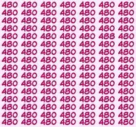 بازی فکری : از هر 100 نفر فقط 5 نفر می‌ توانند عدد 488 را در 5 ثانیه ببینند!