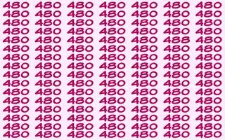 بازی فکری : از هر 100 نفر فقط 5 نفر می‌ توانند عدد 488 را در 5 ثانیه ببینند!