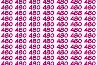 بازی فکری : از هر 100 نفر فقط 5 نفر می‌ توانند عدد 488 را در 5 ثانیه ببینند!