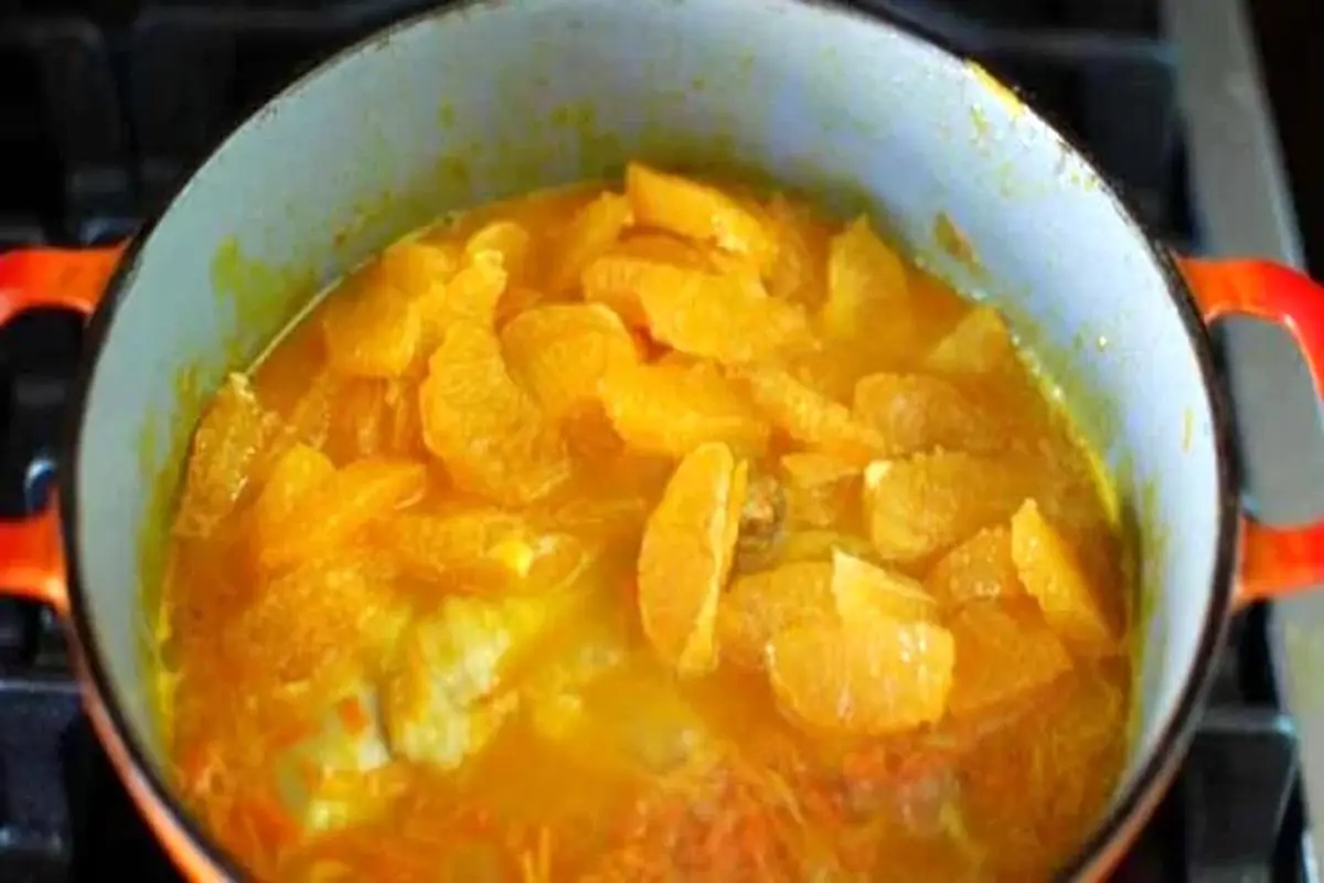 جادوی نارنگی در خورشت مرغ ؛  یک طعم منحصر به فرد پاییزی