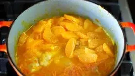 جادوی نارنگی در خورشت مرغ ؛  یک طعم منحصر به فرد پاییزی