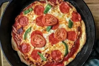 درست کردن پیتزا فوری با دو عدد گوجه و یک عدد پیاز تنها در نیم ساعت !