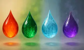 تست شخصیت شناسی : یک قطره رنگ را انتخاب کنید تا ویژگی شخصیتی شما را آشکار کنیم!