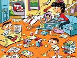 بازی فکری  :فقط اونایی که چشمای تیزی دارن تو 6 ثانیه عینک و پیدا می کنن!