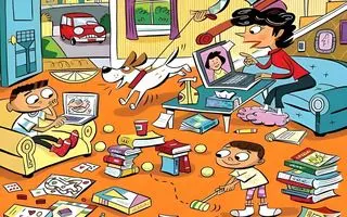 بازی فکری  :فقط اونایی که چشمای تیزی دارن تو 6 ثانیه عینک و پیدا می کنن!