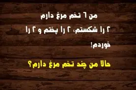 تست هوش | همه بزرگسالان از حل این معما عاجزند! | فقط 2 درصد مردم درست جواب میدهند