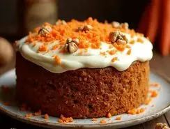 طرز تهیه کیک هویج و گردو ؛کیک پاییزی با دارچین و گردو