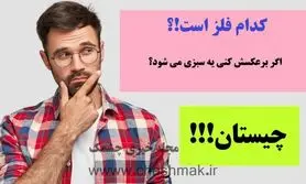 چیستان روز | کدام فلز است که اگه برعکسش کنید یک سبزی می شود؟

