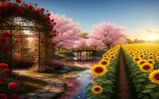 تست شخصیت شناسی : باغ گل مورد علاقت و انتخاب کن و بفهمید چقدر رمانتیک هستید!