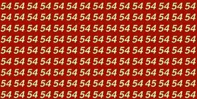 بازی فکری : فقط باهوش ها در عرض ۷ ثانیه عدد ۴۵ را در پیدا می کنند!