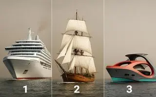 تست شخصیت شناسی : با انتخاب یک کشتی بفهمید چقدر جسور هستید!