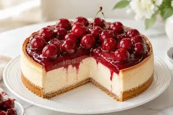 طرز تهیه دسر پنیر و گیلاس خانگی؛ خوشمزه‌ترین دسر کم هزینه بهار و تابستان