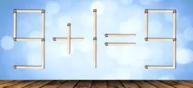 بازی فکری: نبوغ خود را بیازمایید! آیا می‌توانید این معما را با حرکت دادن فقط یک چوب کبریت در کمتر از 10 ثانیه حل کنید؟