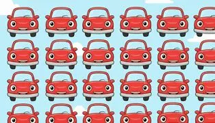 بازی فکری : آیا می‌ توانید ماشین متفاوت در این تصویر را در 5 ثانیه پیدا کنید؟