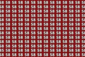 بازی فکری: اگه عدد 85 و تو 7 ثانیه پیدا کنی چشمان تیزبینی داری!