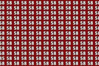 بازی فکری: اگه عدد 85 و تو 7 ثانیه پیدا کنی چشمان تیزبینی داری!