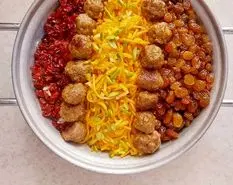 طرز تهیه کشمش پلو شیرازی؛ غذای سنتی و مجلسی