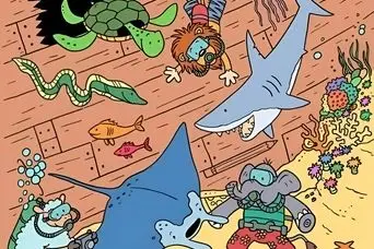 بازی فکری: تکه پیتزا گم شده را فقط اونایی که دید شاهینی دارن میتونن پیدا کنن!