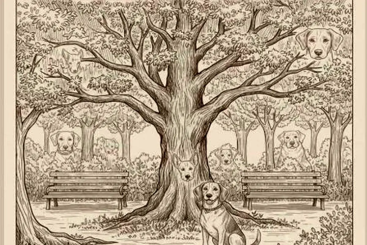 بازی فکری : اگه زیر 8 ثانیه همه سگ های مخفی و پیدا کنی آزمون خلبانی آمریکارو بردی!