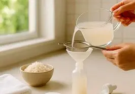 آب برنج برای از بین بردن لک صورت؛ درمان طبیعی لک صورت