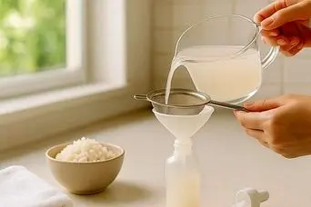 آب برنج برای از بین بردن لک صورت؛ درمان طبیعی لک صورت