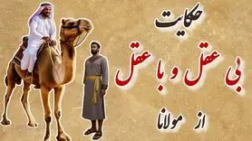 حکایت شنیدنی بی عقل و با عقل از مثنوی مولوی