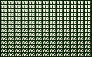 بازی فکری:حتی افرادی با ضریب هوشی بالا و انیشتینی هم نمی‌توانند در کمتر از 7 ثانیه 53 را در میان اعداد 58 را پیدا کنند