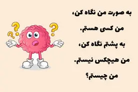 چیستان روز: به صورت من نگاه کنید، من کسی هستم؛ به پشتم نگاه کنید من هیچکس نیستم؛ من چیستم؟