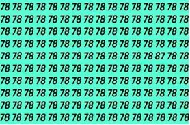 بازی فکری؛ فقط ۳٪ از افرادی که بینایی ۴K دارند میتونن عدد «۸۷» بین «۷۸» ها پیدا کنن!