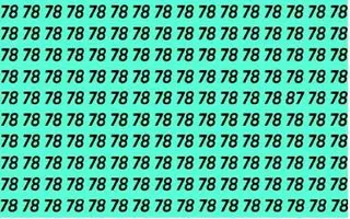 بازی فکری؛ فقط ۳٪ از افرادی که بینایی ۴K دارند میتونن عدد «۸۷» بین «۷۸» ها پیدا کنن!