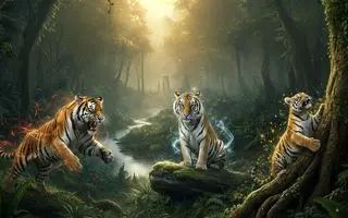 تست شخصیت شناسی :  با انتخاب یک ببر بفهمید چقدر رازدار هستید! 