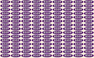 بازی فکری : برای اینکه ثابت کنی چشم هات 10 /10 هست 6 ثانیه وقت داری عدد 8859 را  پیدا کنید!